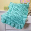 Herrschners Baby's Cherished First Blanket Crochet Kit
