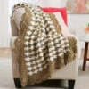 Herrschners Sandstorm Throw Crochet Kit