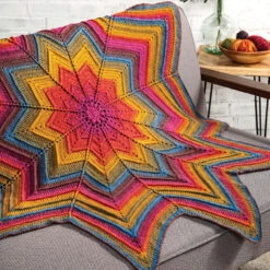 Annie's Daystar Throw Crochet Kit