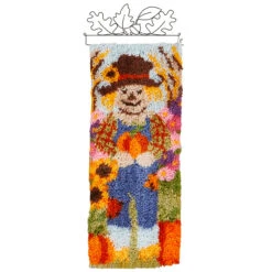 Herrschners Mr. Scarecrow Banner Latch Hook Kit