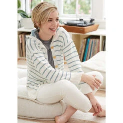 Premier® Premier Striped Hooded Cardigan Knit Yarn Kit