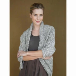 Lion Brand Speckled Shrug Knit Yarn Kit