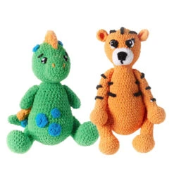 Premier® Premier Dazzling Dino & Twinkly Tiger Crochet Kit