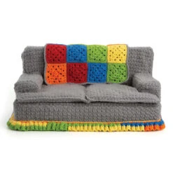 Red Heart Kitty Couch Crochet Kit