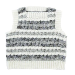 Red Heart Striped Vest Crochet Kit -Craft Haven Sales 236241P 3 82603.1693431928