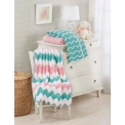 Herrschners Triple Ripple Baby Blankets Crochet Kit