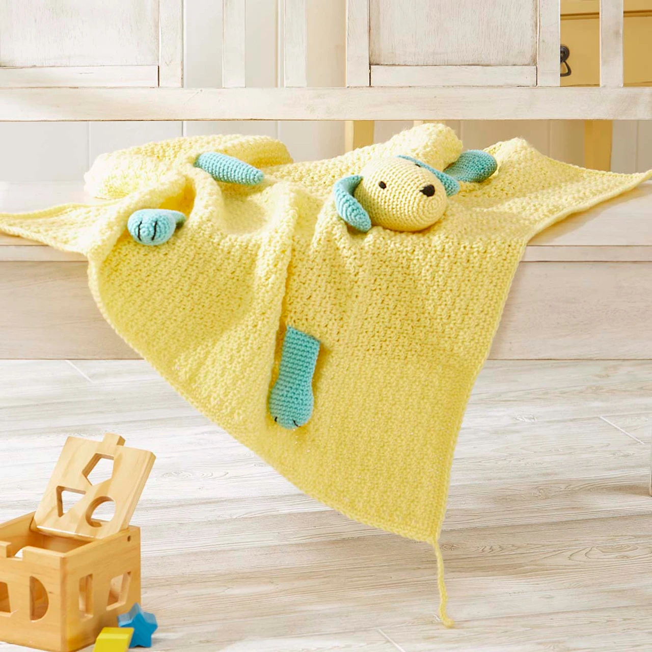 Herrschners Puppy Friend Blanket Crochet Kit 2 Herrschners Puppy Friend Blanket Crochet Kit - Image 2