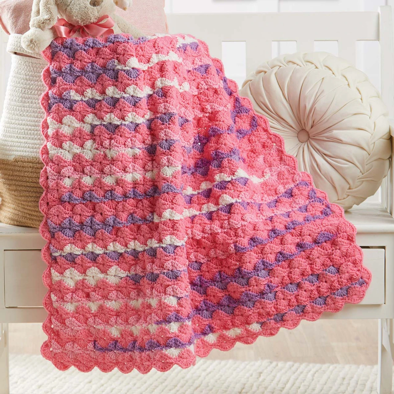 Herrschners Bundle Of Joy Blanket Crochet Kit 1 Herrschners Bundle Of Joy Blanket Crochet Kit