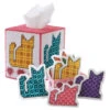 Herrschners Patchwork Kitten Plastic Canvas Set