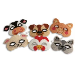 Herrschners Down At The Farm Masks Plastic Canvas Kit