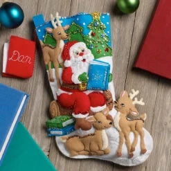 Bucilla Story Time Santa Stocking Kit -Craft Haven Sales 500320 3 90808.1693456990