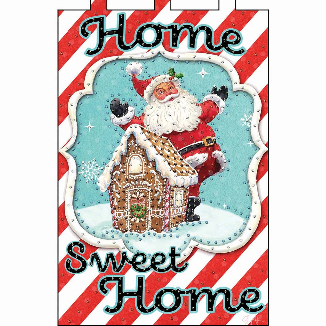 Design Works Gingerbread Santa Felt & Sequin Kit 1 Design Works Gingerbread Santa Felt & Sequin Kit