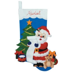 Design Works Santa's List Stocking Kit