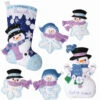 Bucilla Let It Snow Snowman Ensemble Felt & Sequin Kit