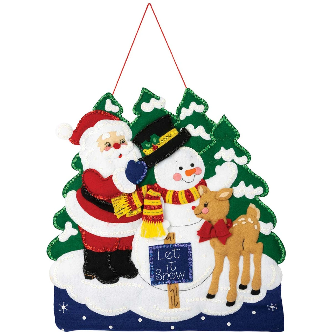 Bucilla The Christmas Squad Felt Kit 1 Bucilla The Christmas Squad Felt Kit