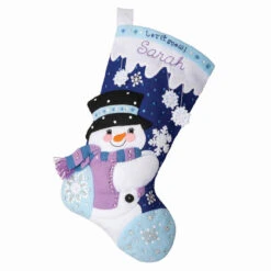 Bucilla Let It Snow Stocking Kit