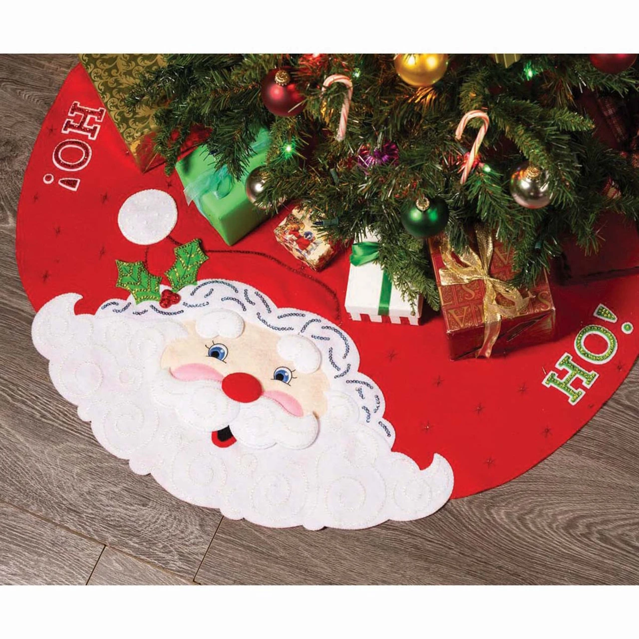 Bucilla Jolly Santa Felt & Sequin Kit 1 Bucilla Jolly Santa Felt & Sequin Kit