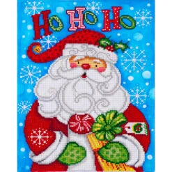 Diamond Dotz Santa Ho Ho Ho Diamond Painting