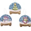 Sunrise Craft & Hobby Arctic Snow Globes Ornament Kit