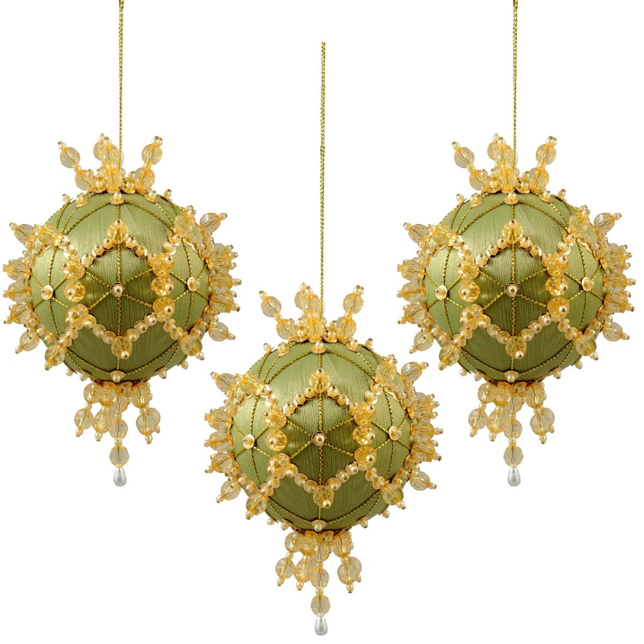 Herrschners Golden Trellis Ornament Kit 1 Herrschners Golden Trellis Ornament Kit