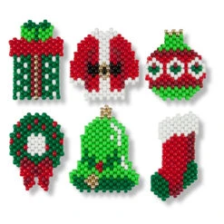 Herrschners Signs Of The Seasons Mini Ornaments Pony Bead Kit