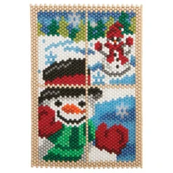 Herrschners Snowy Welcome Pony Bead Kit