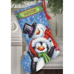 Dimensions Polar Pals Stocking Needlepoint Kit
