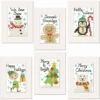 Herrschners Winter Festivities Greeting Cards Stamped Cross-Stitch Kit