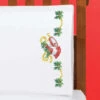 Herrschners Christmas Chimes Pillowcase Pair Stamped Cross-Stitch