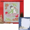 Herrschners Seasons Greetings Lap Quilt Set Stamped Cross-Stitch