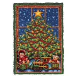 Herrschners Christmas Tree Latch Hook Kit