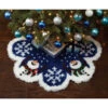 Herrschners Snow Happy Tree Skirt Latch Hook Kit