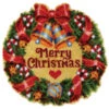 Herrschners Christmas Greetings Wreath Latch Hook Kit