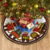 Herrschners Holiday Train Tree Skirt Latch Hook Kit
