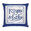 Herrschners Love You A Latke Pillow Cover Counted Cross-Stitch Kit