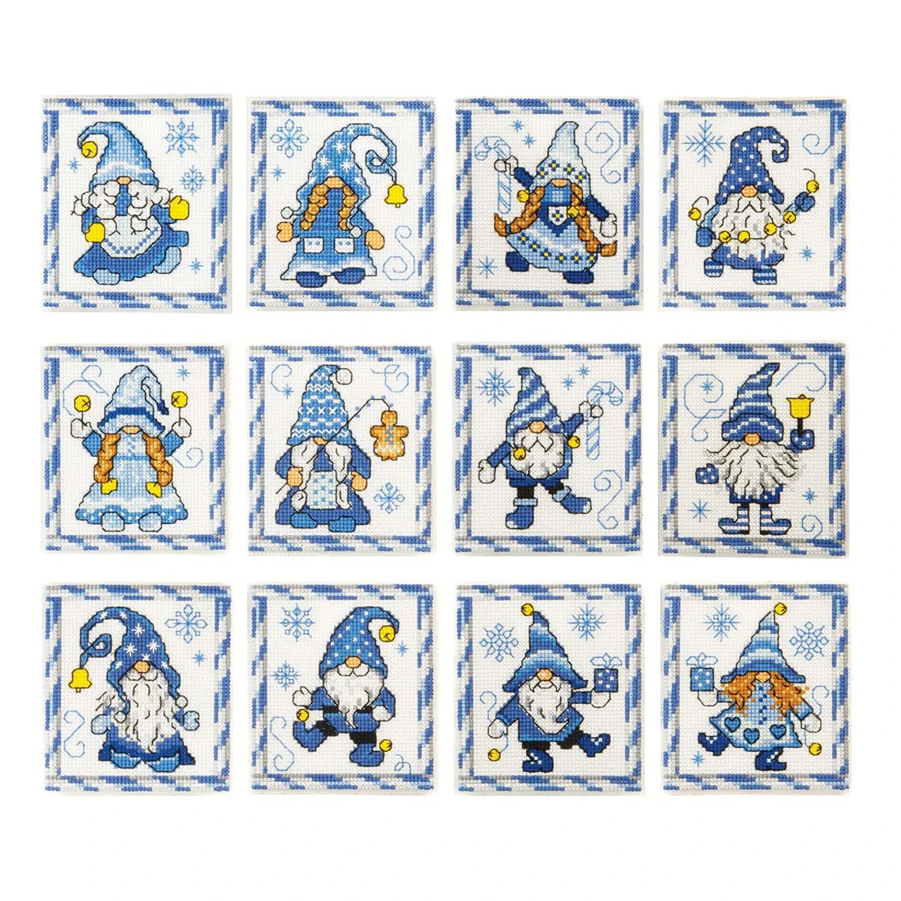 Herrschners Dancing Imps Ornaments Counted Cross-Stitch Kit 1 Herrschners Dancing Imps Ornaments Counted Cross-Stitch Kit