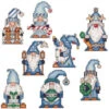 Herrschners Love My Gnomies Magnets Plastic Canvas Kit