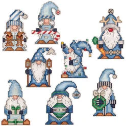 Herrschners Love My Gnomies Magnets Plastic Canvas Kit
