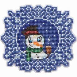 Herrschners Snowflake Snowmen Ornaments Counted Cross-Stitch Kit 5 Herrschners Snowflake Snowmen Ornaments Counted Cross-Stitch Kit -Craft Haven Sales 570528 3 96653.1693467216