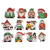 Herrschners Classic Christmas Gnomes Ornament Counted Cross-Stitch Kit