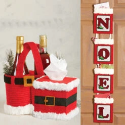 Herrschners Noel & Santa Set Plastic Canvas