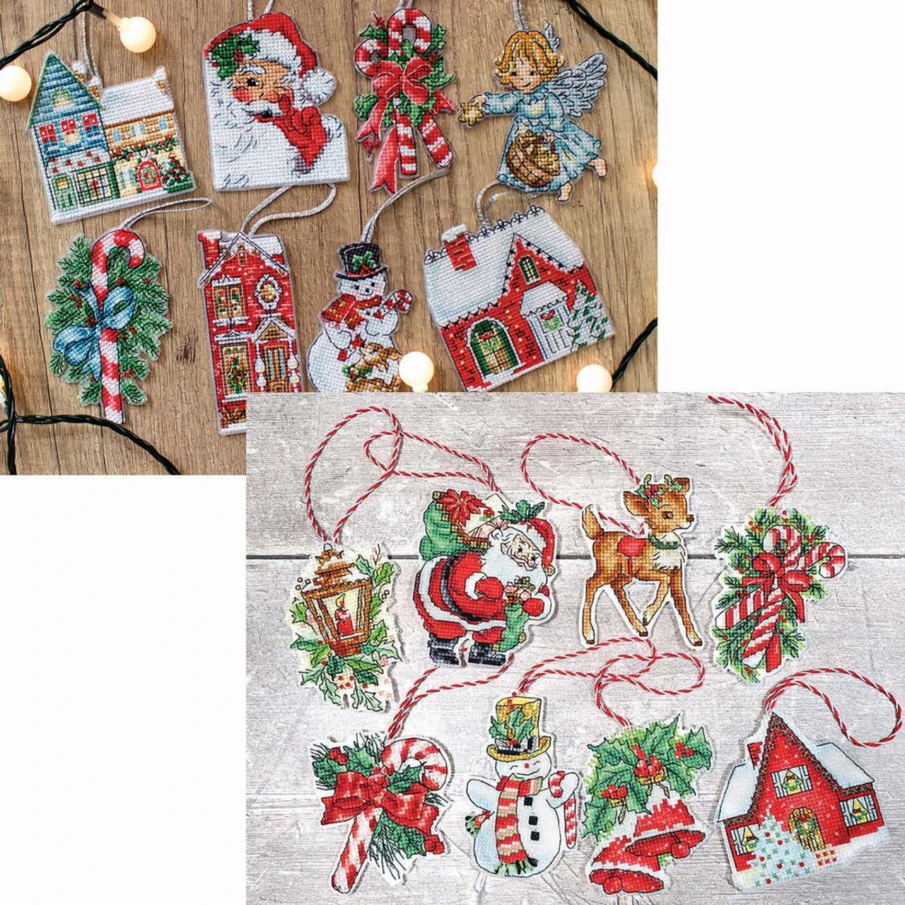 Herrschners Classic Christmas Toys Ornament Set Counted Cross-Stitch 1 Herrschners Classic Christmas Toys Ornament Set Counted Cross-Stitch