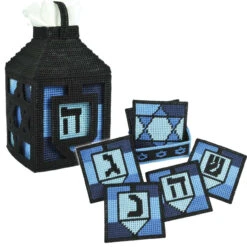 Herrschners Hanukkah Light Set Plastic Canvas