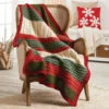 Herrschners Amaryliss Holiday Afghan Crochet Kit