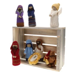 Leisure Arts Crochet Nativity Kit Crochet Kit
