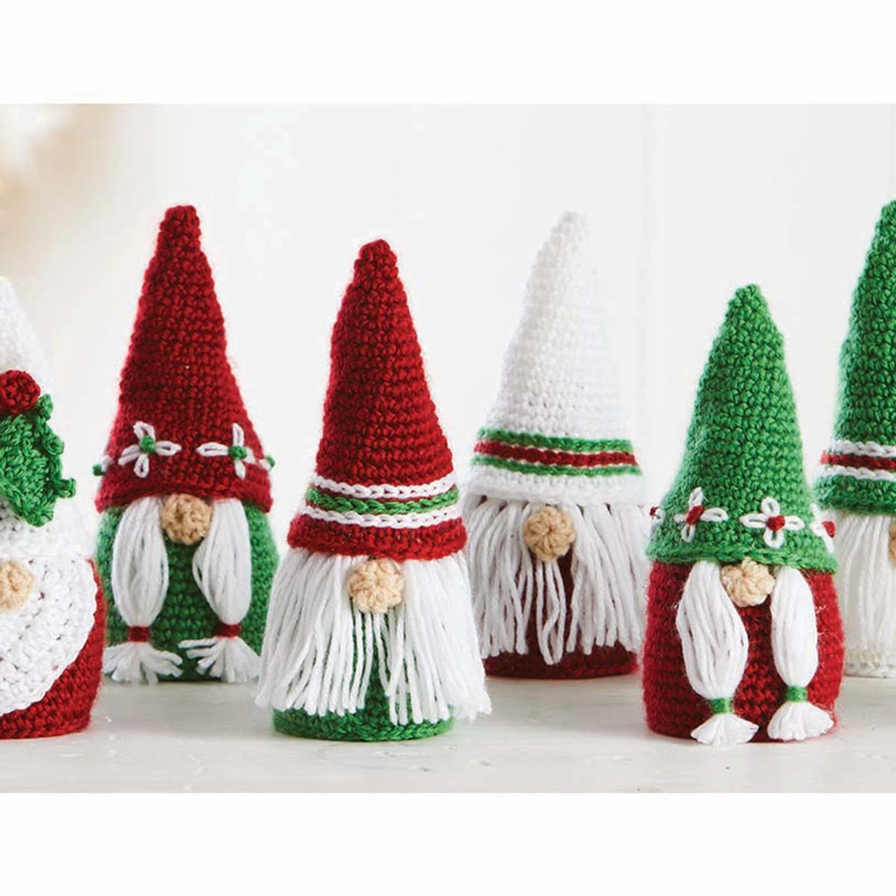 Herrschners Gnome For The Holidays Ornaments Crochet Kit 2 Herrschners Gnome For The Holidays Ornaments Crochet Kit - Image 2