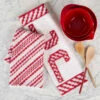 Herrschners Candy Cane Lane Dish Towels Crochet Kit