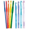 Susan Bates Crystalites 9-Piece Set (G-6, H-8, I-9, J-10, K-10.5, L-11, M-13, N-15, P-16) Crochet Hooks