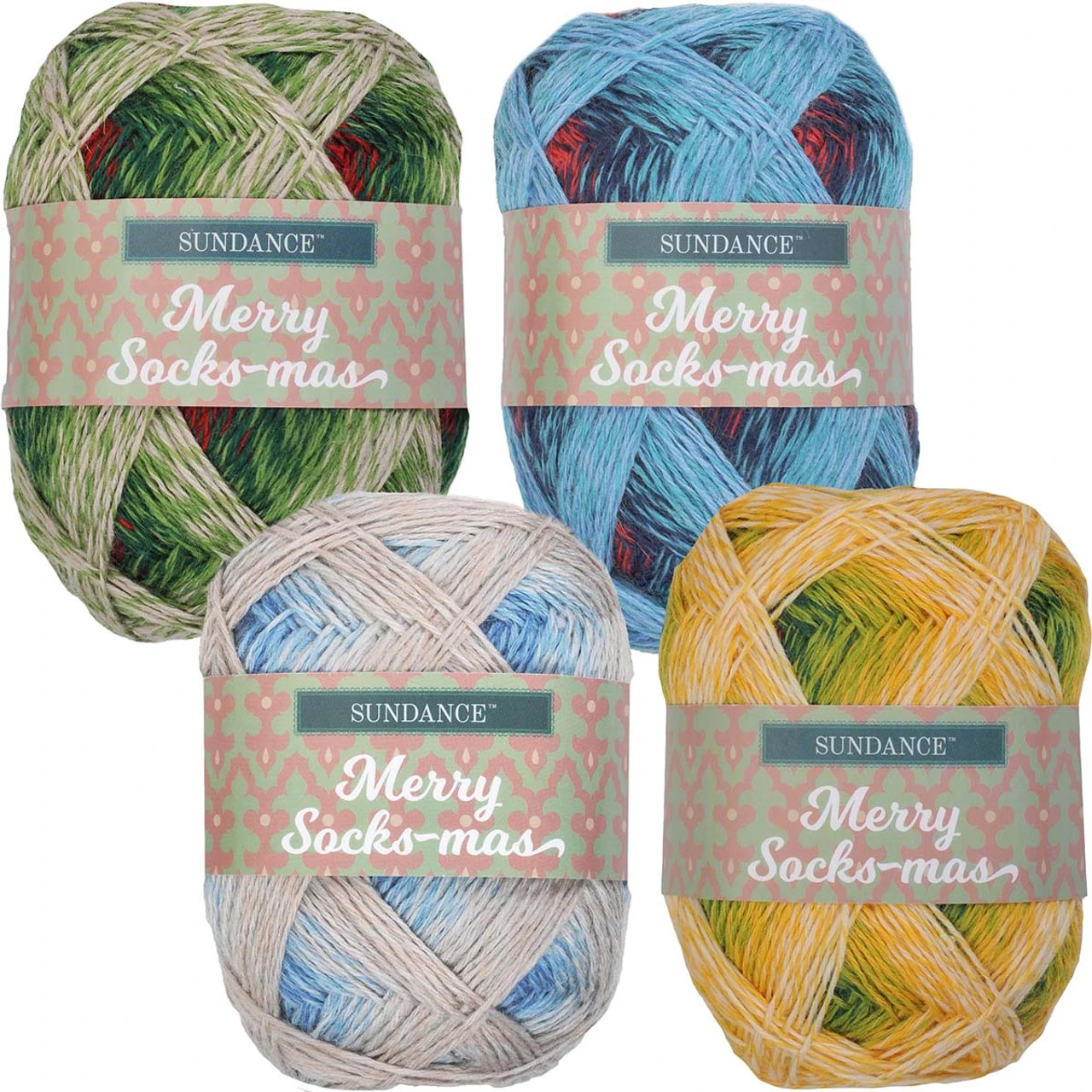Sundance Merry Socks-mas Palette Sampler Yarn Pack 1 Sundance Merry Socks-mas Palette Sampler Yarn Pack