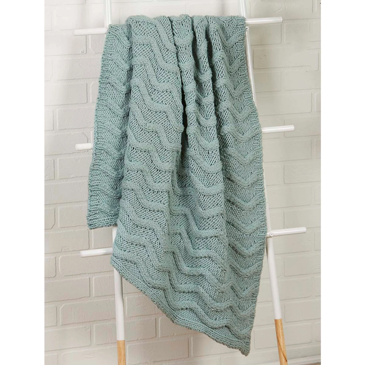 Willow Yarns Ziggity-Zag Throw Knit Yarn Kit 1 Willow Yarns Ziggity-Zag Throw Knit Yarn Kit